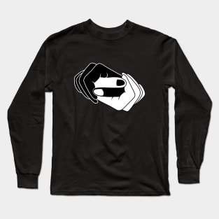 Black and white hands Long Sleeve T-Shirt